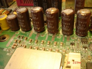 Defective capacitors