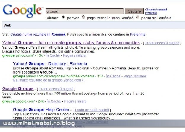 google-ro-groups