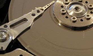 Scratched hard drive