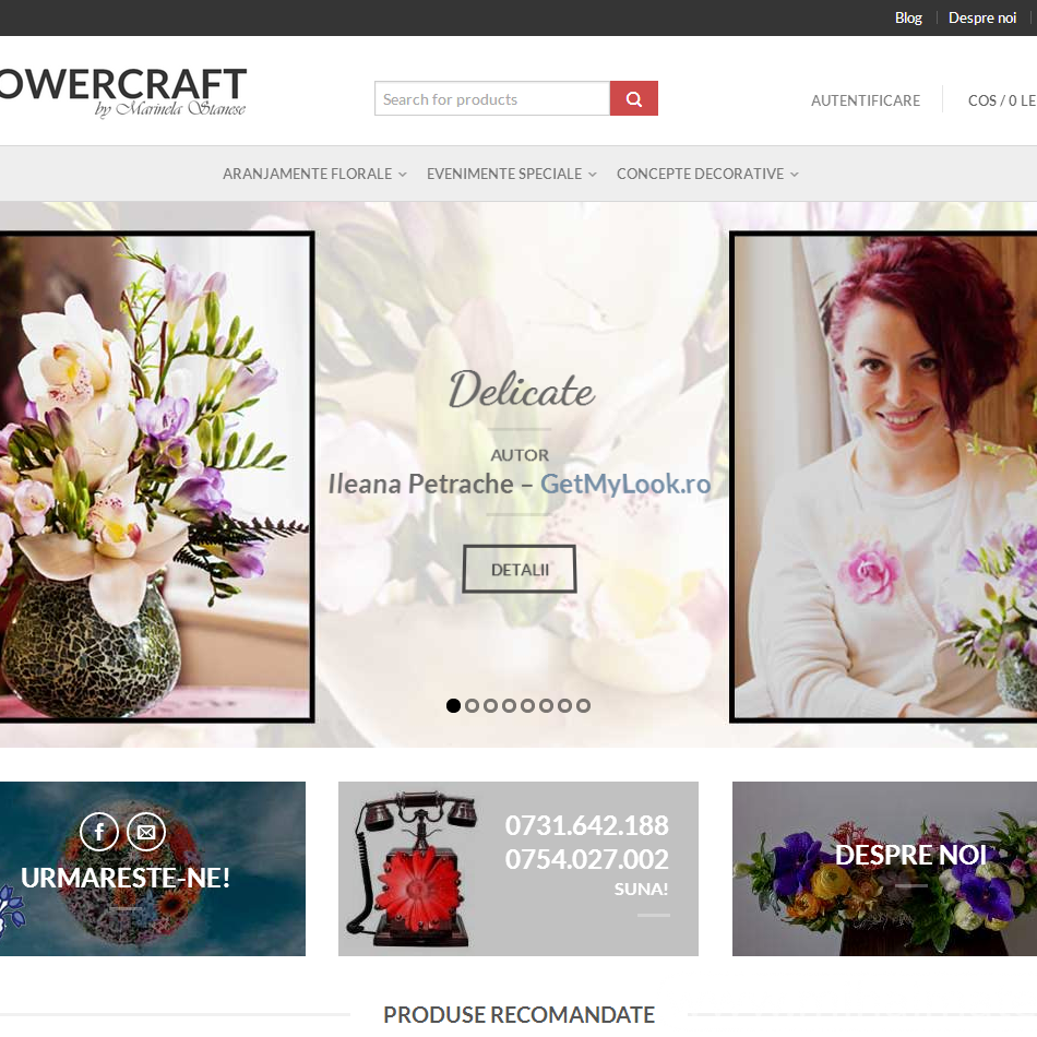 flowercraft website snap