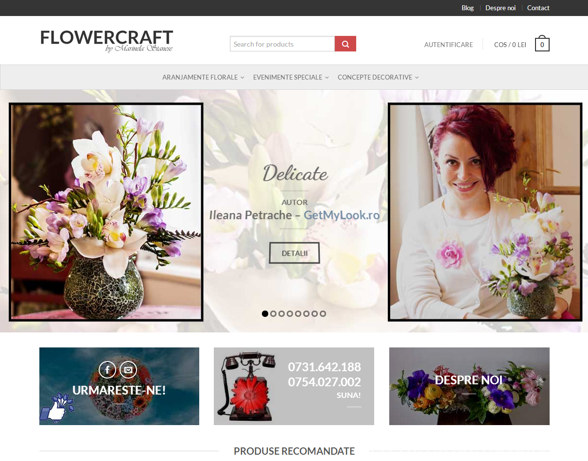 flowercraft website snap